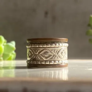 Silver Spinning Ring -  L
