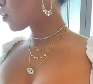 SWAROWSKI CRYSTAL BAR CHOKER