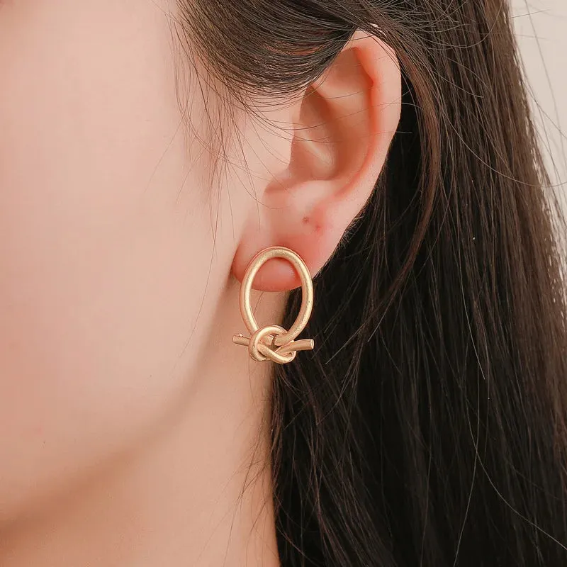 TEEK - Several Gold & Silver Irregular Earrings