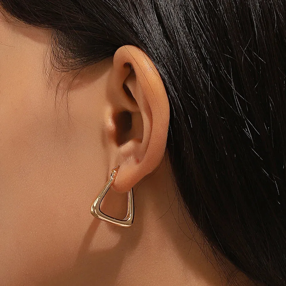 TEEK - Several Gold & Silver Irregular Earrings