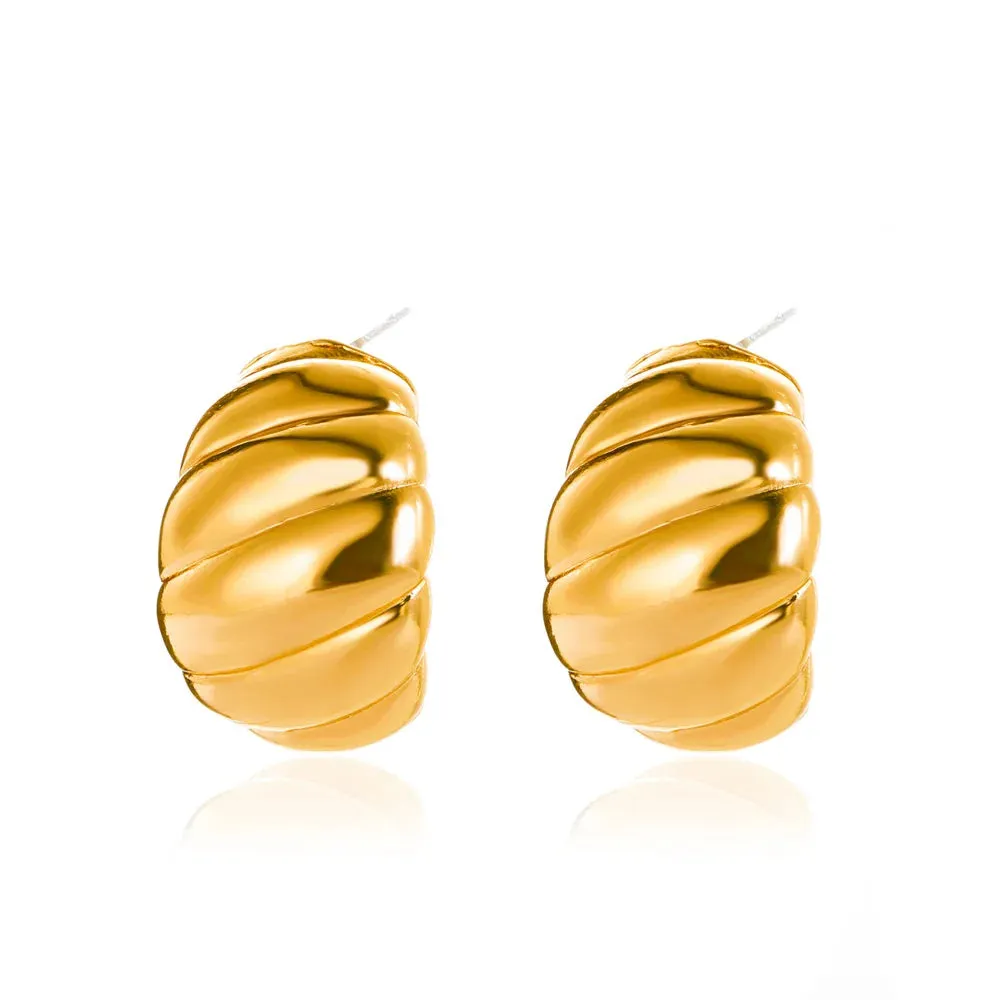 TEEK - Several Gold & Silver Irregular Earrings