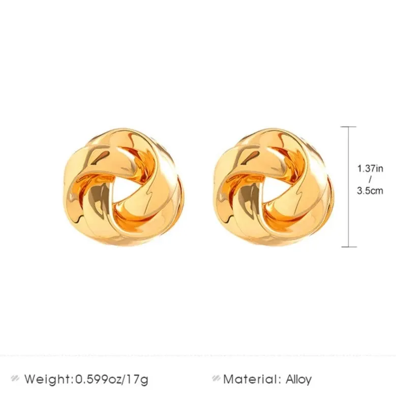 TEEK - Several Gold & Silver Irregular Earrings