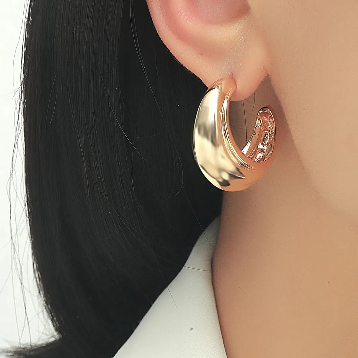 TEEK - Several Gold & Silver Irregular Earrings