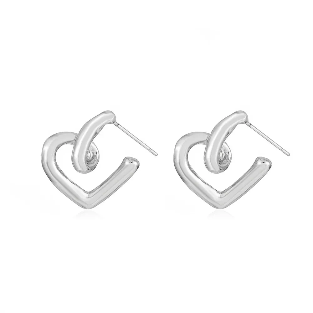 TEEK - Several Gold & Silver Irregular Earrings