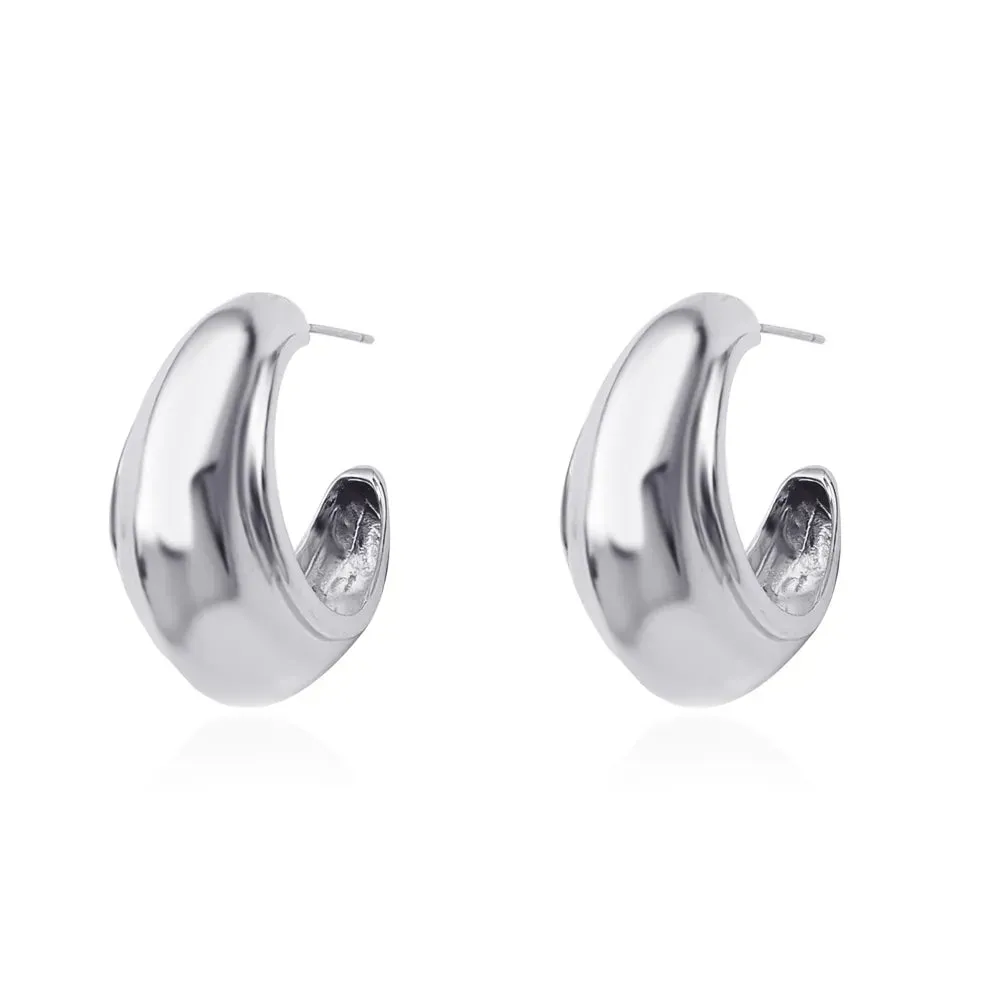TEEK - Several Gold & Silver Irregular Earrings
