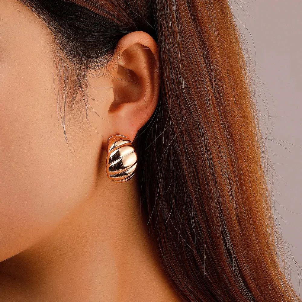 TEEK - Several Gold & Silver Irregular Earrings