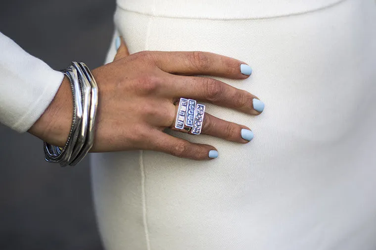 Wiener Werkstatte Five Stack Rings